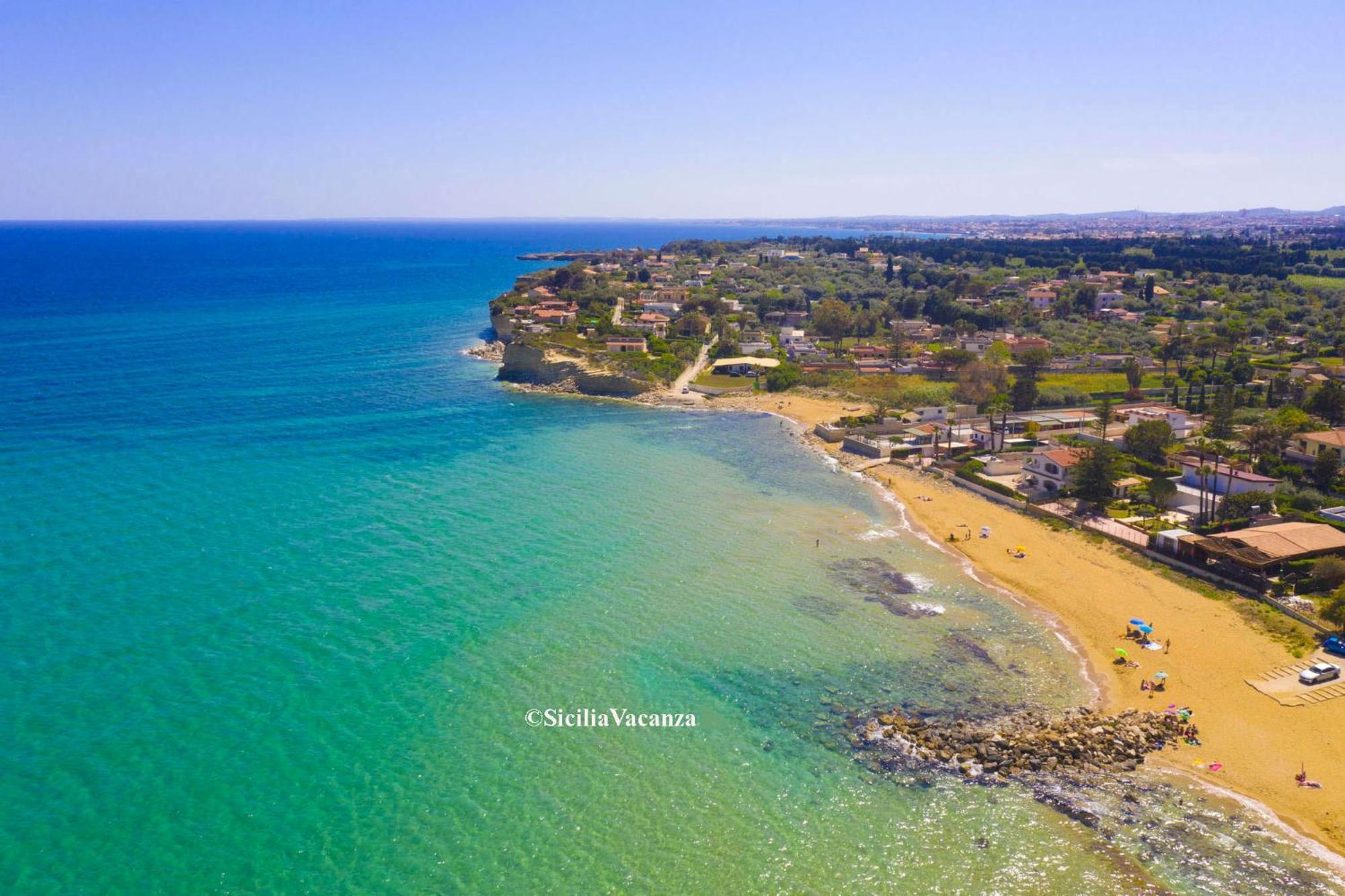 Villa Nisa Apartment Sea View Fontane Bianche Esterno foto